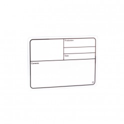 Adam Hall Hardware 88002 - Samoprzylepna etykieta na opis z tworzywa sztucznego, biała, 220 x 150 mm